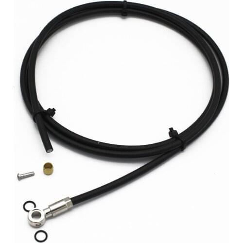 2m Bike Hydraulic Disc Brake Hose With Adapter Rubber Seal Mtb Bicycle 2mm Cable Tube For Xt Slx Xtr Cycling Replacement Parts