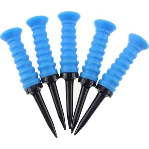 Golf Elastic Tee soft rubber sleeve ball nail elastic soft ball nail limit resistance ball tee Accessories