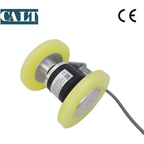CALT GHW52 Wheel Encoder Meter Counter Length Measuring Device 300mm DC 5V Non-Slip Rotary Encoder for Textile