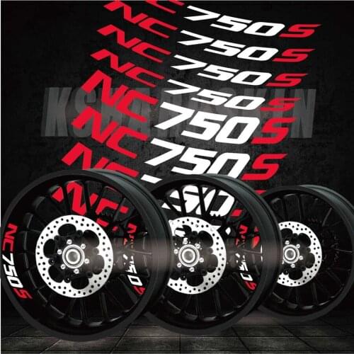 Best selling modified motorcycle personality creative wheel accessories reflective interior side decals for HONDA NC750S