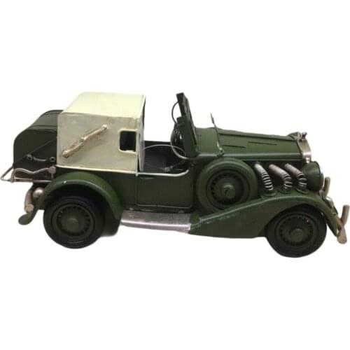 SIRMAK Dekoratif El Yapımı Metal Jeep, Türkiyeden Hızlı Teslimat