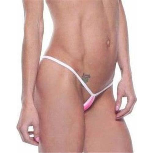 Micro bikini tanga mujer swimwear bikinis biquini tankini sexy lingerie thong color Edging String oval simple classic seaside