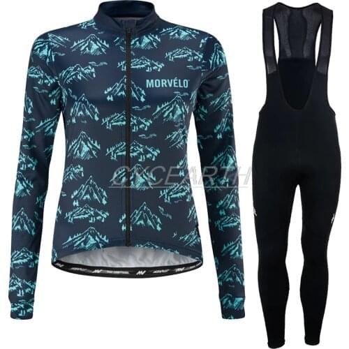 New 2019 Morvelo Autumn Long Sleeve New Cycling Jersey Female Racing Bike Clothes Sports Wear Bicycle Clothing Maillot Uniform