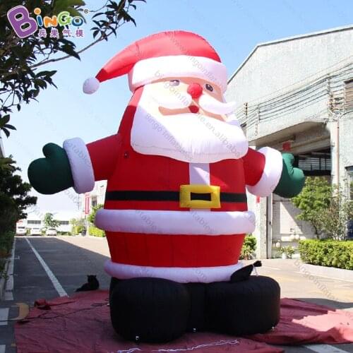 Personalized 13 feet high big Inflatable Santa / 4 meters tall Chrismas father inflatables / inflatable christmas old man toys