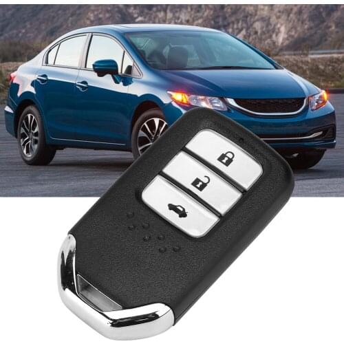 Remote Control Key 3 Button Car Remote Control Key 433MHz Car Keys 47 Chip For Honda Grace 2016