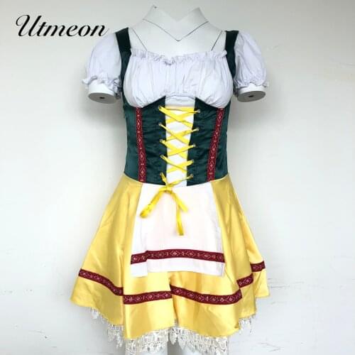 Sexy Women Oktoberfest Costume Beer Wench Girl Carnival Costume Holiday