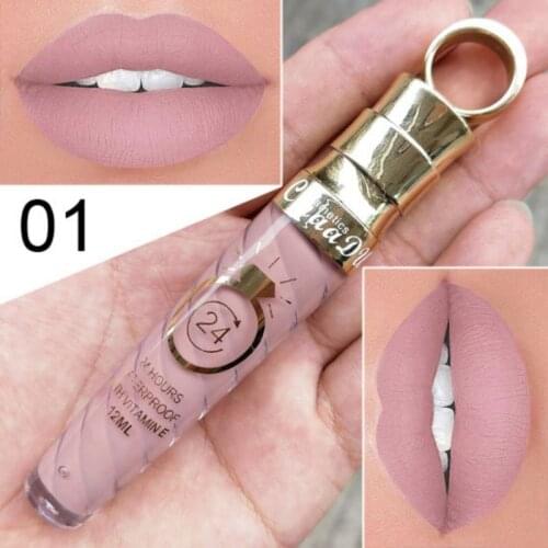 20 Colors Long-Lasting Nutritious Lipstick High-capacity Matte Matte Lip Gloss Women Lip Make Up Cosmetics Big Lip Gloss