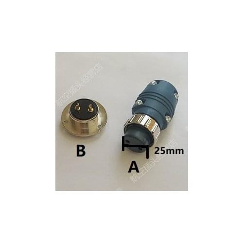 Welding Consumables 2 Prong Pins Pin Plug Socket Connector Aviation Plug for TIG MIG MAG Plasma Cutting Torch Style