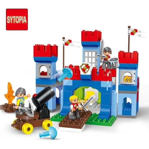 Sytopia Castle War Knight Children Building Blocks Big Size Educational Toy For Baby Kid Gift Toy