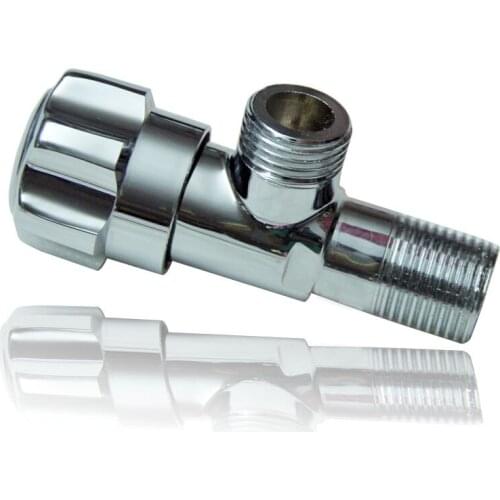 Factory direct toilet toilet angle valve zinc alloy hot and cold angle valve copper core angle valve engineering dedicated