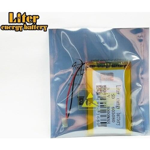 1/2/4Pcs 3.7V polymer lithium battery 605080 3000MAH Rechargeable Li-ion Cell For MP3 MP4 MP5 Tablet PC GPS E-book BT Speaker