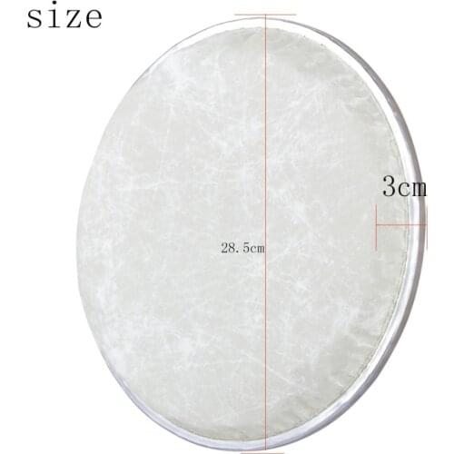 10 Inch Drumhead Drum Head for Conga Djembe Heads Synthetic Leather Beige