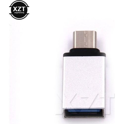 2pcs/lot Mini USB 3.0 Type-C Cable Adapter Type C USB-C OTG Converter for android windows support USB OTG