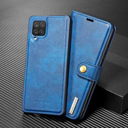 2 in 1 Shell For Samsung Galaxy A12 A52 A72 5G Case Cover Leather Coque For Samaung A42 5G M30S Case Fundas Wallet Pocket