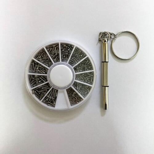 240 Pcs Assorted Screws Nuts Mini Small Tornillos For Repairing Sunglass Phone Watches Eye glasses M1 to M1.4