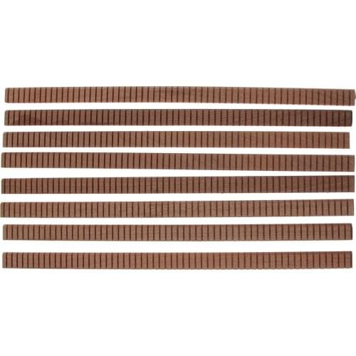 8pcs Luthier Purfling Binding Inlay Mahogany Wood for Guitar Body Project Parts