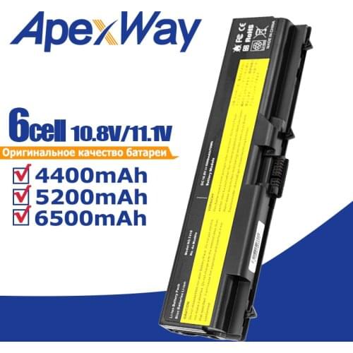 Apexway Laptop Battery For Lenovo ThinkPad L421 L510 L512 L520 SL410 SL510 T410 T410i T420 T510 T510i T520 T520i W510 W520