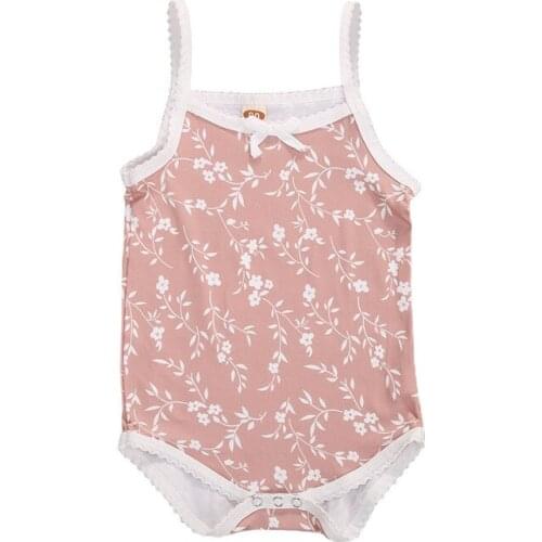 0-24M Newborn Kid baby Girl Clothes Sleeveless Lace Floral Bodysuit Elegant cute Sweet Sunsuit Lovely New born Clothing Outfit