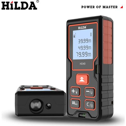 Laser Distance 40M 60M 80M 100M Rangefinder Laser Tape Range Finder Building Measure Device Ruler Test Tool