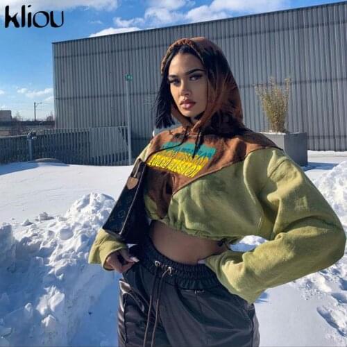 Kliou Womens Autumn Hoodies