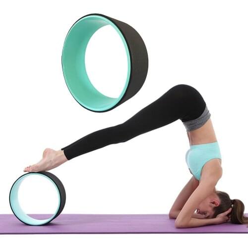 Wellsem Yoga Wheel Pilates Professional ABS Yoga Circles Gym Workout Back Training Tool For Waist Shape Bodybuilding For Fitness
