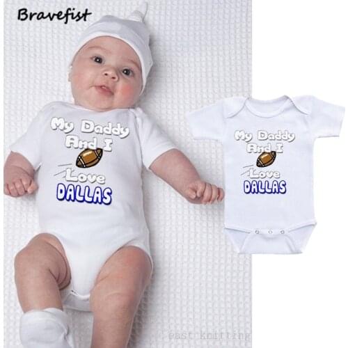 0-24Months Football Print Newborn Bodysuits Short Sleeve Summer Children Clothes For Boys Girls Kids Onesie Outwear Jumpsuits