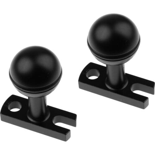 2Pcs 1" Ball Arm Adapter Mount Connector for Underwater Photograph Arm Diving Flash Light System