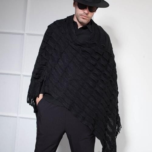The Cape, the Korean version, the cool knit sweater, the Cape, the Tzitzit, the wide neck, the shoulder pads, the mid-length