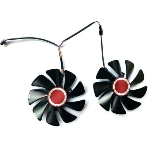 NEW Double ball 95MM 4PIN RX580 Cooling Fan CF1010U12S For XFX HIS AMD Radeon RX 580 590 RX580 RX590 Graphics Card Cooling Fans