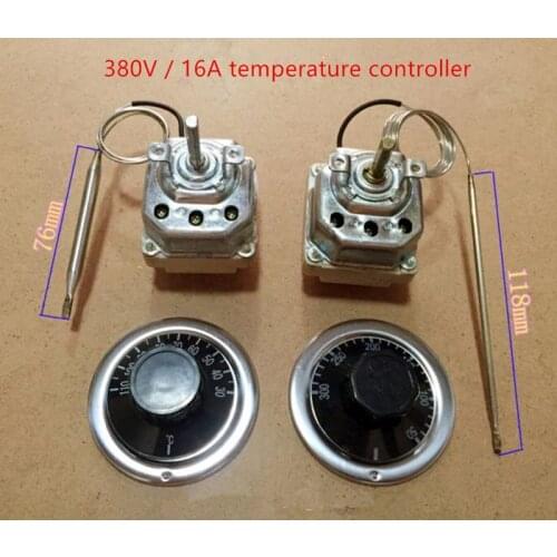 Temperature controller switch, oven water heater with white ceramic temperature controller switch. 30-110℃ 50-300