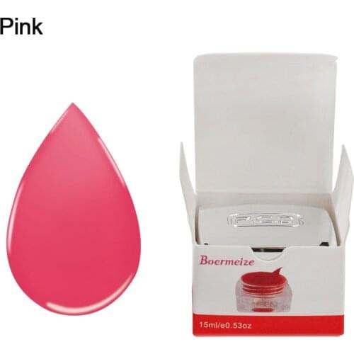 Tattoo Pigment PCD Ink Pink Color Permanent Makeup Lip Beauty Cosmetic Microblading for Tattoo Pen Ink Cup Pigment Cream Natural
