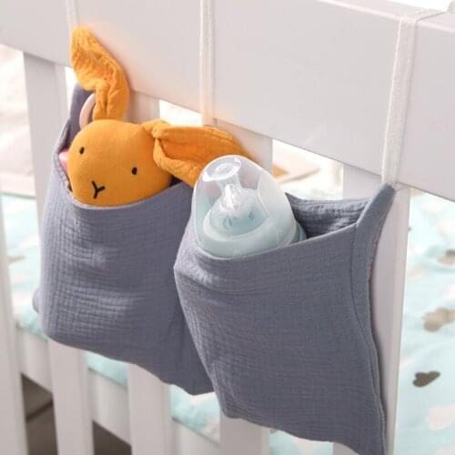 Baby Crib Storage Hanging Bag Stroller Organizer Bathroom Magazine tote Storage Bag Babies Organizer Toddler Toy Storage Contain