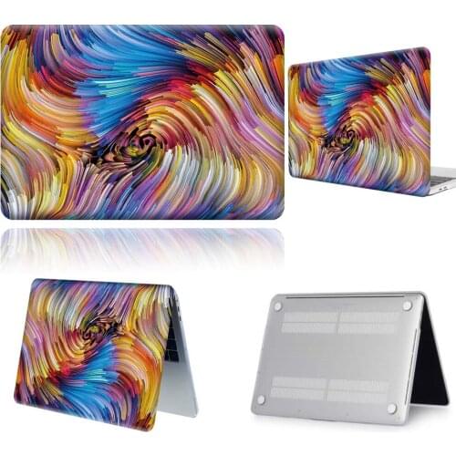 PVC Laptop Case For Apple Macbook 12/Air 11 13 A2337/Pro 13(A2251 A2289)15 16 Fasion New Touch Bar Cover For Pro 13 A2338