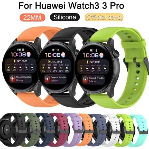 Official Silicone Band For Huawei Watch GT 2 Pro Sport Original Watchband For Huawei Watch 3 Pro Wristband Replace Bracelet