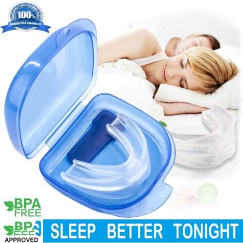 Gum Shield for Stop Grinding Teeth & Snoring 2-in-1 Anti Snoring Devices Snore Stopper for Better Sleep