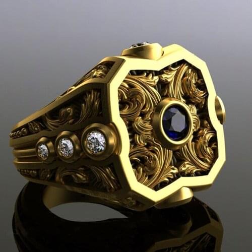 Золотые кольца для мужчин Shellhard China At AliExpress