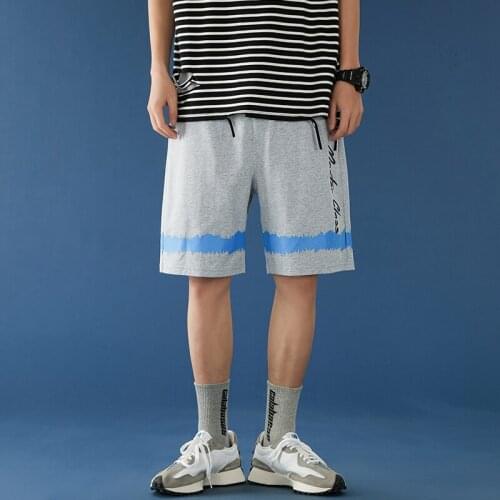 2021 Summer Mens Casual Shorts Male Sports Fitness Joggers Beach Streetwear Board Boys Thin Fashion Graphic Long Bermuda Z050