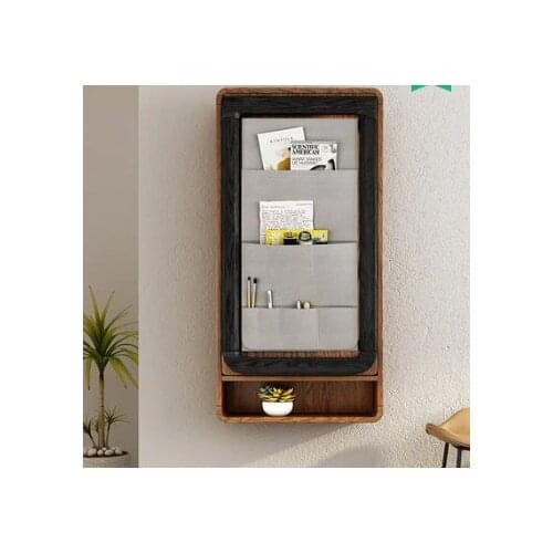 Folding table bar table household wall dining table against Wall wine cabinet wine rack wall table