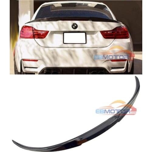 Real Carbon Fiber Trunk lip Spoiler for BMW F33 F83 M4 Convertible 2014UP B403