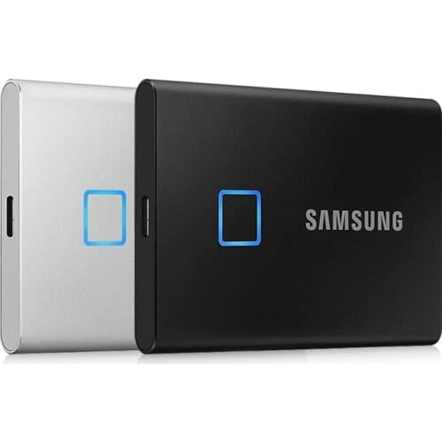 Samsung T7 Touch SSD 500GB 1TB 2TB Fingerprint Recognition Unlock Type-C USB3.1 Portable Interface Solid State Drive for Laptop