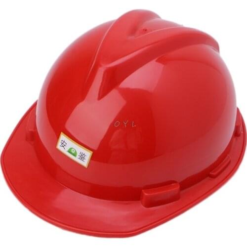 Safety Helmet Warehouse Worker Hard Hat Breathable Plastic Insulation Material