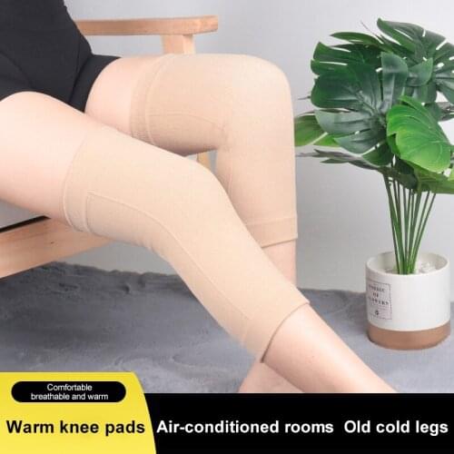 1 Pair Winter Warm Knee Support Sleeve Compression Knee Pads Women Men Cycling Knee Protector For Relief Arthritis Pain