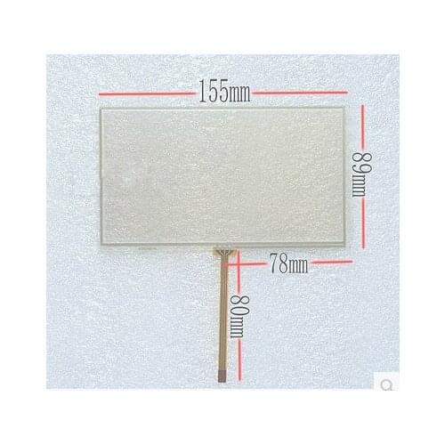 155mm*89mm new 6.5 inch touch screen car screen upgrade 155*89 soft screen