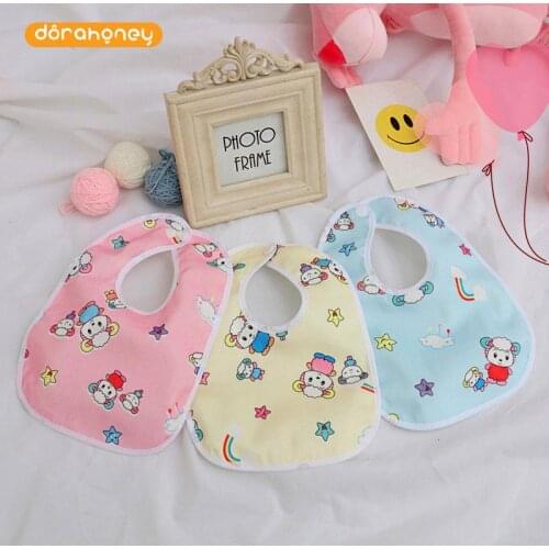 Waterproof Baby Bibs Cartoon Bib Soft Newborns Bibs Burp Cloth Infant Scarf Bandana Bibs for Children Stuff Feeding Saliva Towel