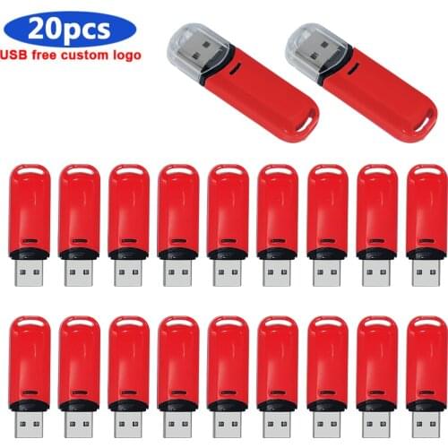 20pcs/lot USB 2.0 128GB Flash Drive 64GB pendrive 32GB 16GB 8GB 4GB usb waterproof metal u disk memoria cel usb stick gift