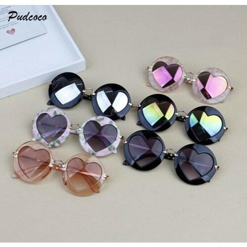 2019 Brand Kids Sunglasses Boys Girls Shades Black Childrens New Fashion 5 Color Sweat-heart Classic Vintage Holiday Wear UV400