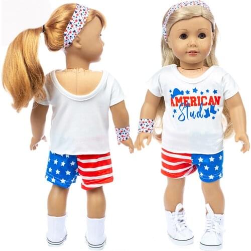 4Pcs In1 Suit fits for American18" girl doll alexander doll best gift