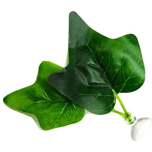 Aquarium Accessories Artificial Plant Leaf Hammock Fish Rest Bed Tropical Saltwater Fish Aquariums Supplies Decoration
