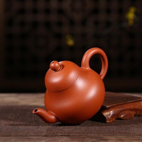 Yixing Purple Sand Teapot Famous Country Assistant Lu Weiping Hand-made Siting Purple Sand Teapot Travel Tea Set Gift