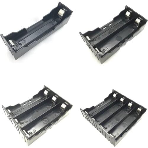 1 Pcs New Plastic 1/2/3/4 Section Plastic Battery Case Holder Storage Box For 18650 Rechargeable Battery 3.7V DIY